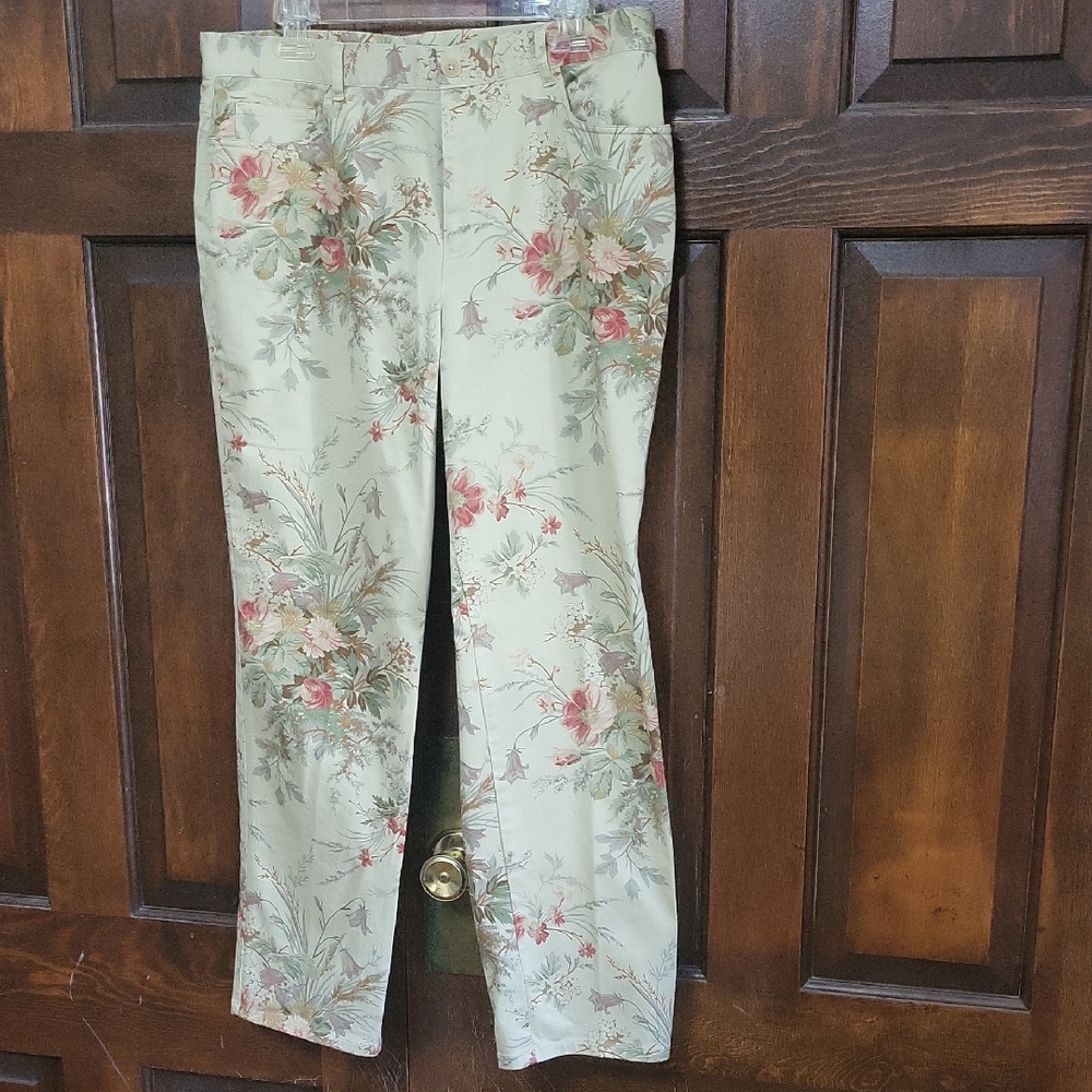 Vintage Ralph Lauren Floral Print Pants